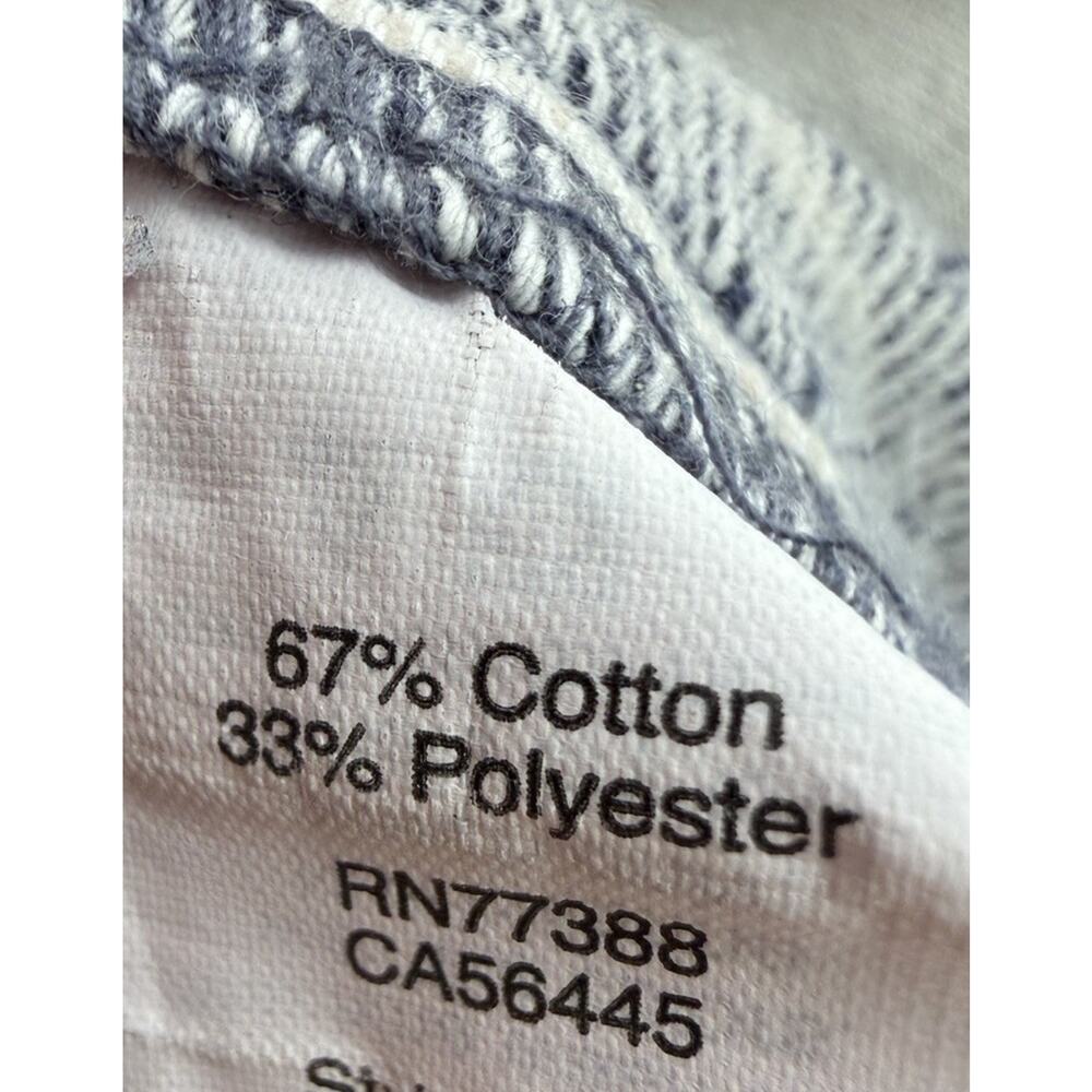 Madewell Women’s Long Sleeve Button Up Shirt Blue White Stripe Pockets Small - Picture 7 of 9